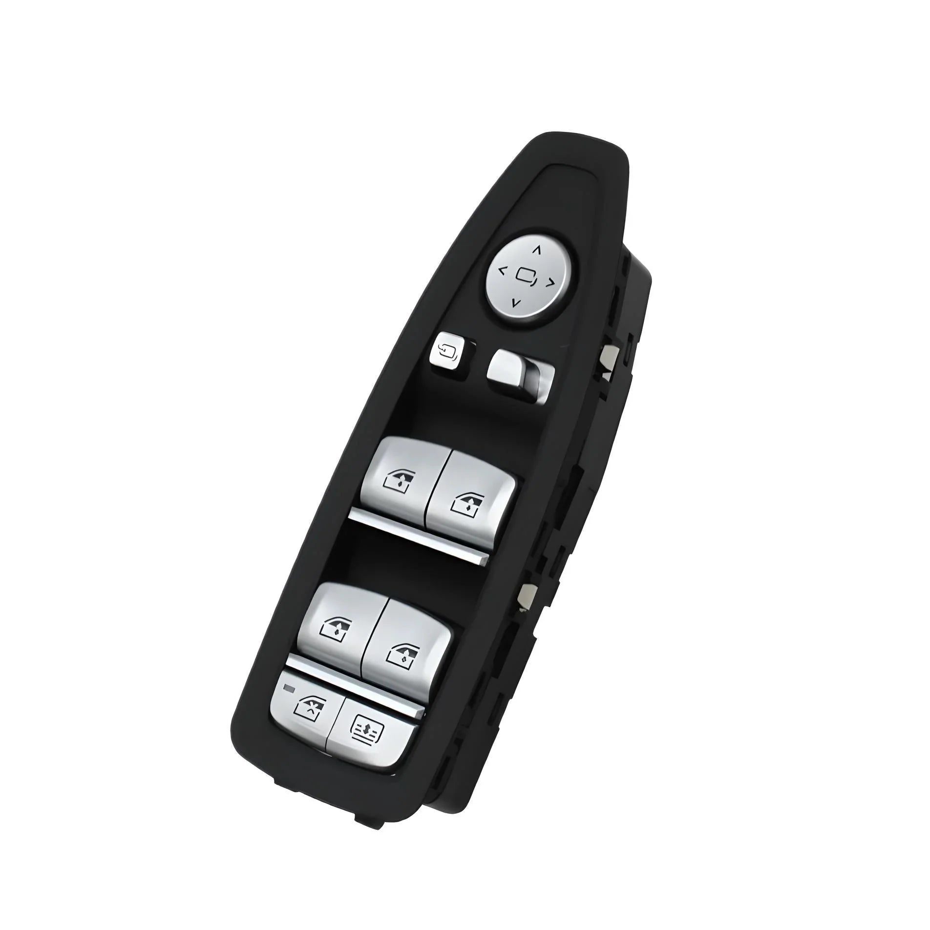 Power Window Switch – Silver Finish – Compatible with BMW Front Door