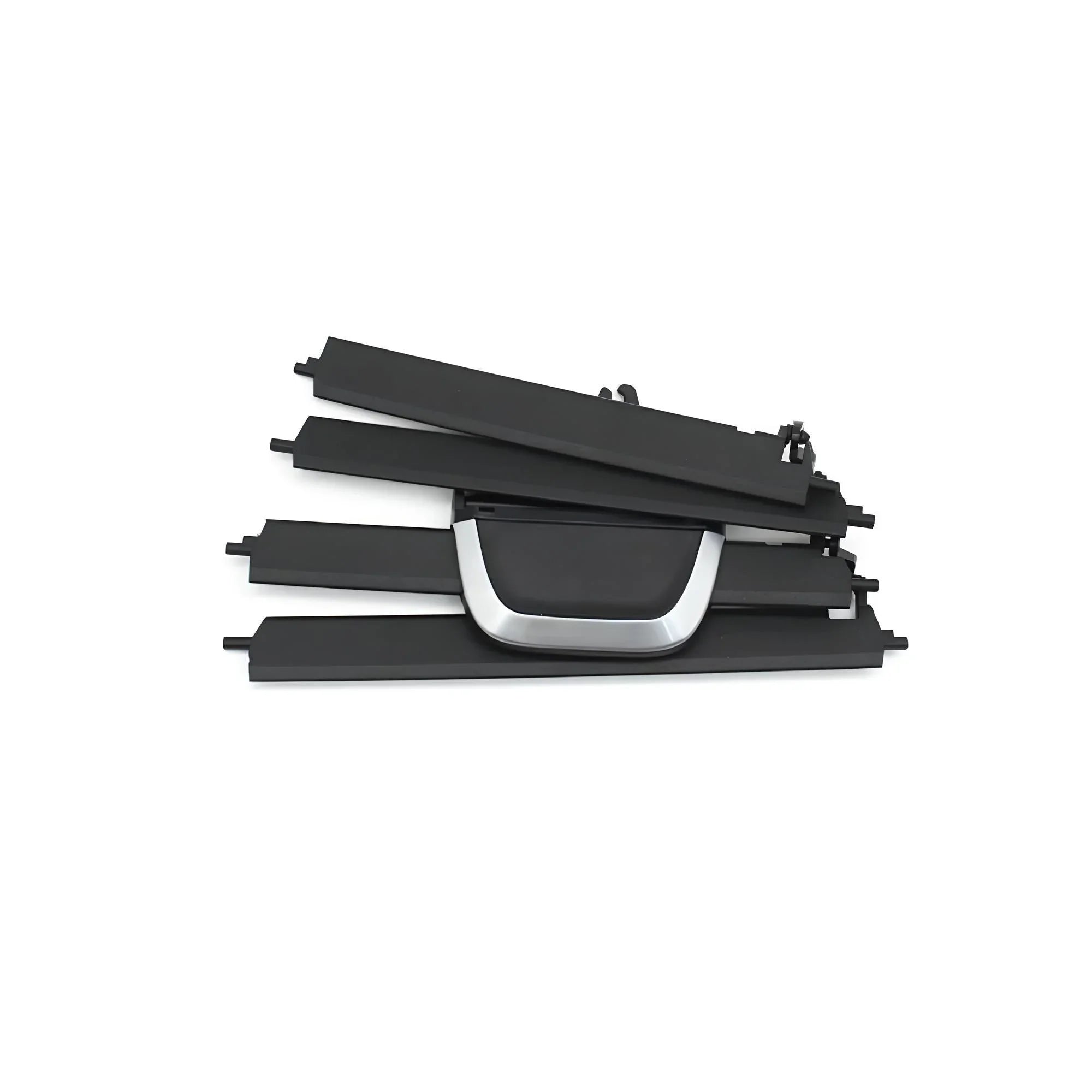 Grill Insert – Matte Black with Silver Accent – Compatible with Audi Q7 – Front Exterior